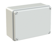 Thermoplastic (polymer) enclosure IP66 H153xW110xD66mm - opaque cover