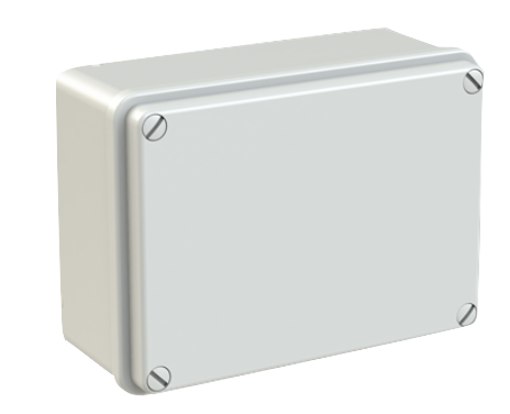 Thermoplastic (polymer) enclosure IP66 H153xW110xD66mm - opaque cover