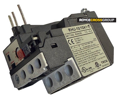 Teco thermal overload 7.2 - 10 amps - suits CU-9 to CU-32R contactors