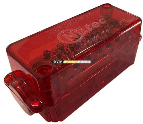 ACTIVE LINK - 350A, 2 x 150mm² / 1 x 35mm² / 10 x 16mm², Red Cover