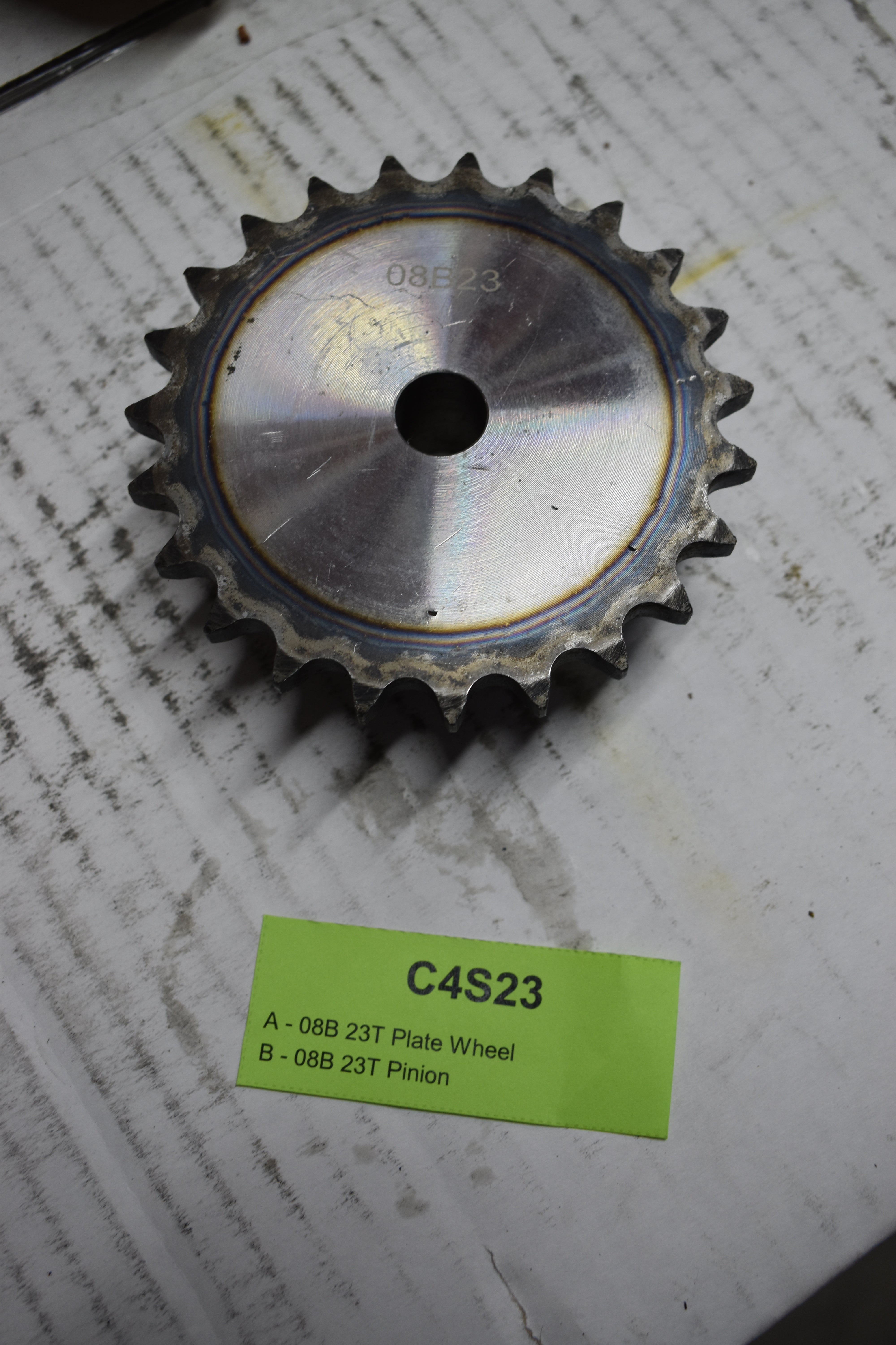 23T 08B Plate Wheel
