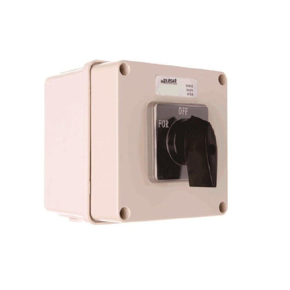 Pulset 3 Phase Forward/Reverse Switch 20A IP66