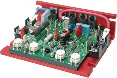 DC SCR Speed Controller, Chassis Mount, Non-Reversing, Speed, 230v AC, Max 1 HP, (2 HP With Heat Sink) 180v DC Armature #9428