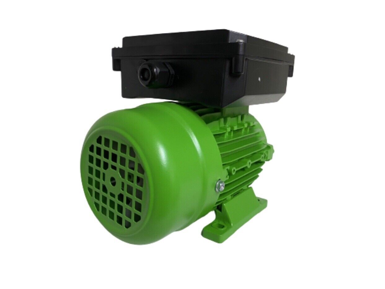 RCG Alloy ML63 0.18kW 2P TEFC B3 Foot Mount 1 Phase 240V IP55 CSCR Electric Motor 11mm Shaft - ML632-2 (B3)