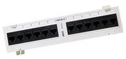 12 Port Cat5E Patch Panel With Bracket 1RU