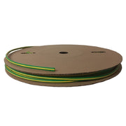 Heat shrink reel 13mm x 50m yellow/green 2:1 UV stabilised thin wall