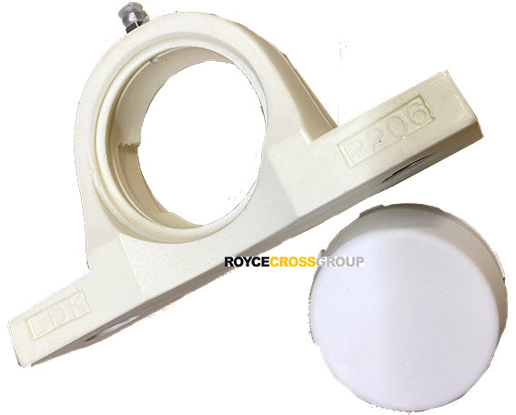 Pillow block thermo plastic bearing housing only