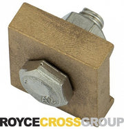 B-bond clamp for bonding to structures M10 stud, up to 26mm tape