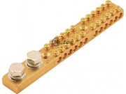 Earth/Neutral Bar - 165A, 12-way 16mm²,  2 x M8 Studs