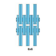 BL1466 Leaf Chain - 1-3/4" Pitch, Lacing 6x6