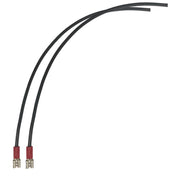 (Inventory Description (255)) Capacitor Lead Set (2) 30cm Long 1mm Cable With 6.3mm Spade Terminal