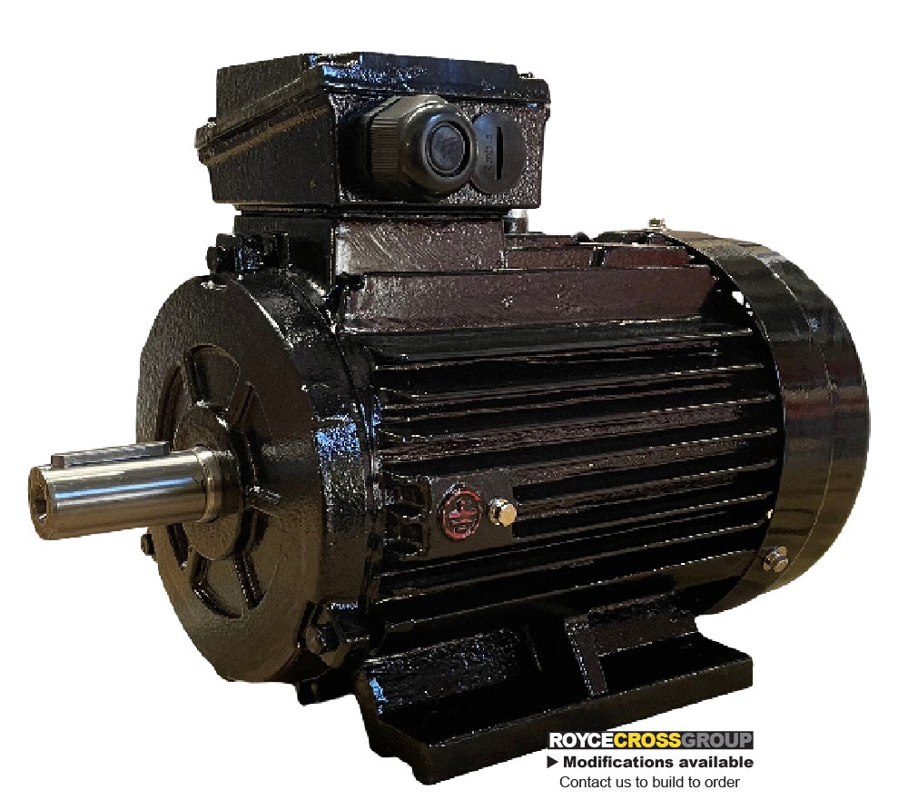 RCG IE3 CI IP55 160L 18.5kW 2P TEFC F B3 Foot Mount 415/3/50 Cast Iron Electric Motor 42mm Shaft