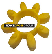 GE24 Curved Jaw Coupling Element - Yellow