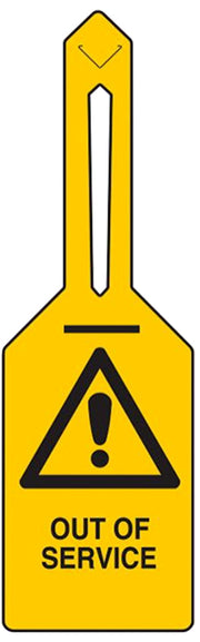 Out of Service lockout tags - 25-pack