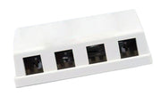 4 Port Unloaded Surface Mount Box