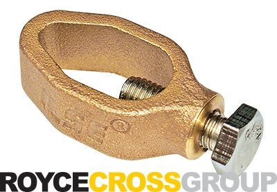 Rod to cable clamp, suits 14 -17mm rod; 35 x 120mm conductor
