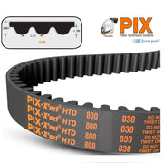 3M Timing Belt, 104T, 312mm x 6mm Wide - PIX (Cut From Sleeve, Non Returnable)