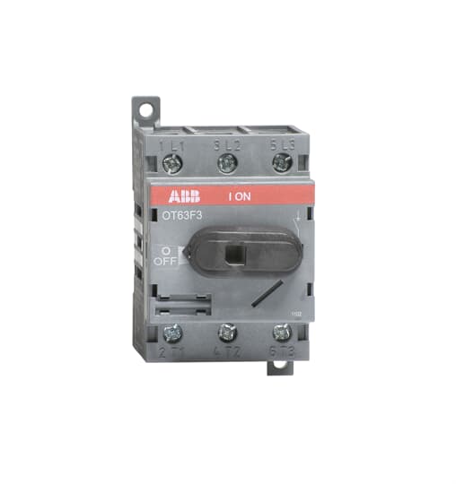 SWITCH DISCONNECTOR, 22kW 3-POLE 415V, 63A AC1 / 45A AC3