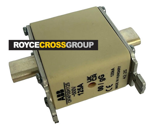 Fuse links NH 125A 500V 120KA gG/gL Size 00 (Order 3 For A Packet)