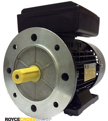 RCG Alloy ML90S 1.1kW 4P TEFC B35 Foot & B5 Flange Mount 1 Phase 240/480v IP55 CSCR Electric Motor 24mm Shaft