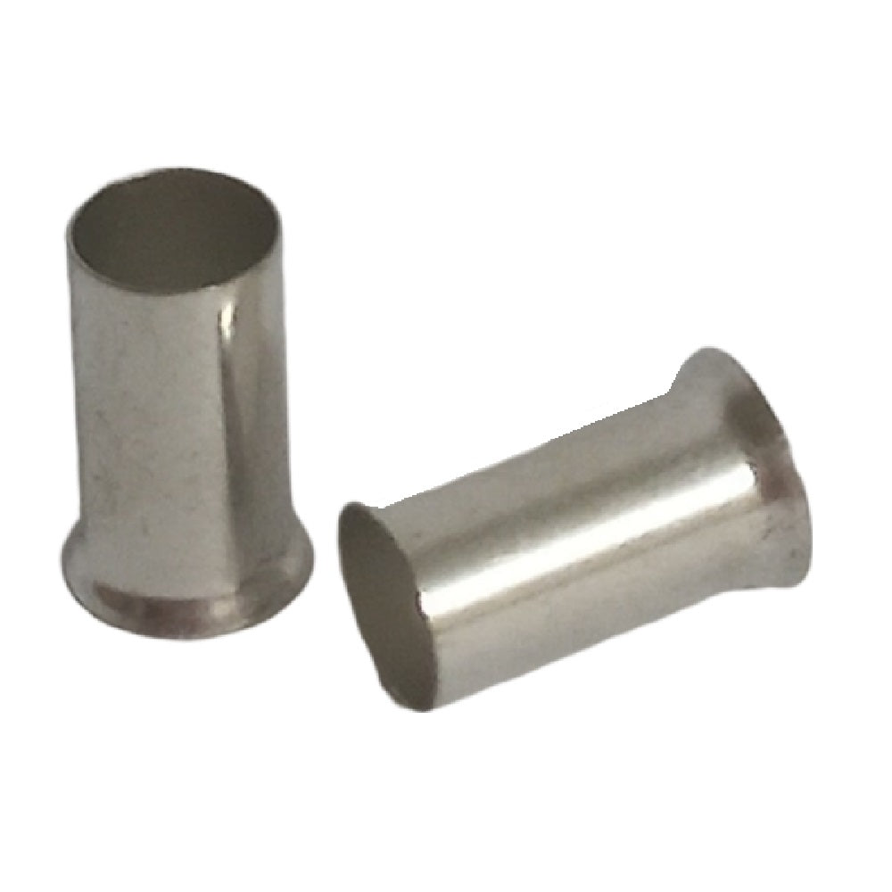 Uninsulated cord end 25mm x 15mm - each (order 100 for pack)