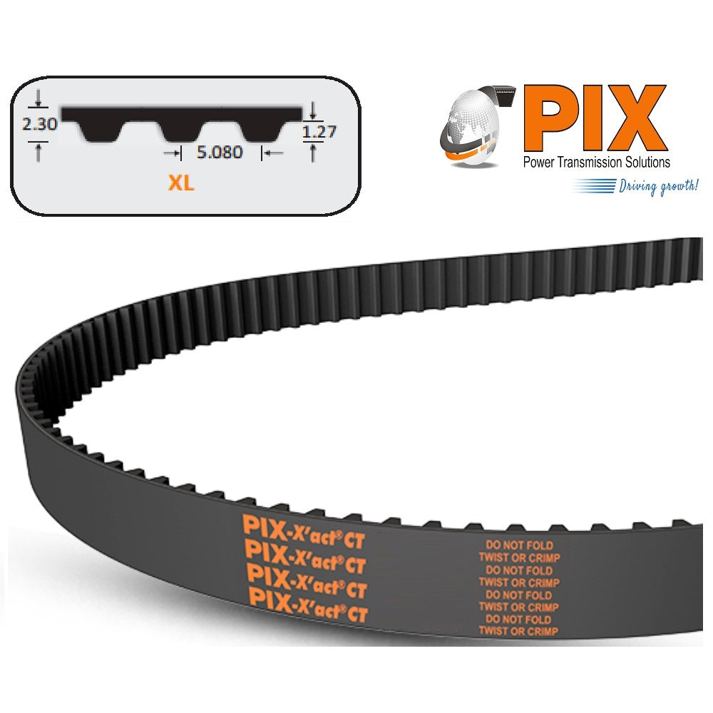 XL025 Timing Belt, 115T, 23.0" (584.2mm) x 1/4" Wide - PIX (Cut From Sleeve, Non Returnable)