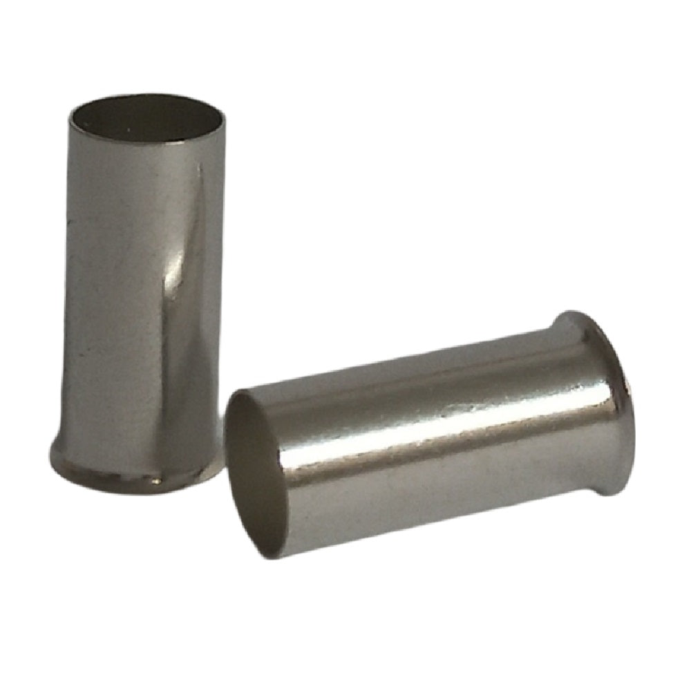 Uninsulated cord end 25mm x 18mm - each (order 100 for pack)