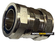 32mm conduit coupling nickel plated brass