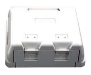 2 Port Unloaded Shuttered Surface Mount Box