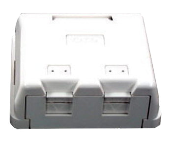 2 Port Unloaded Shuttered Surface Mount Box