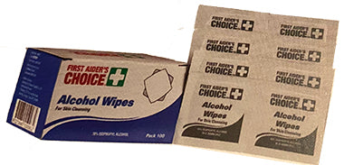 Alcohol wipes (PK OF 100 PCS)