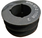 67mm x 2 SPA Pulley Cast Iron Suits 1108 Bush