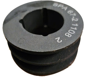 67mm x 2 SPA Pulley Cast Iron Suits 1108 Bush