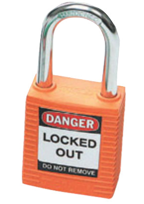 Brady Safety Plus Padlock - Orange