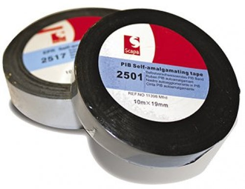 Black 19mm x 10m self-amalgamating tape