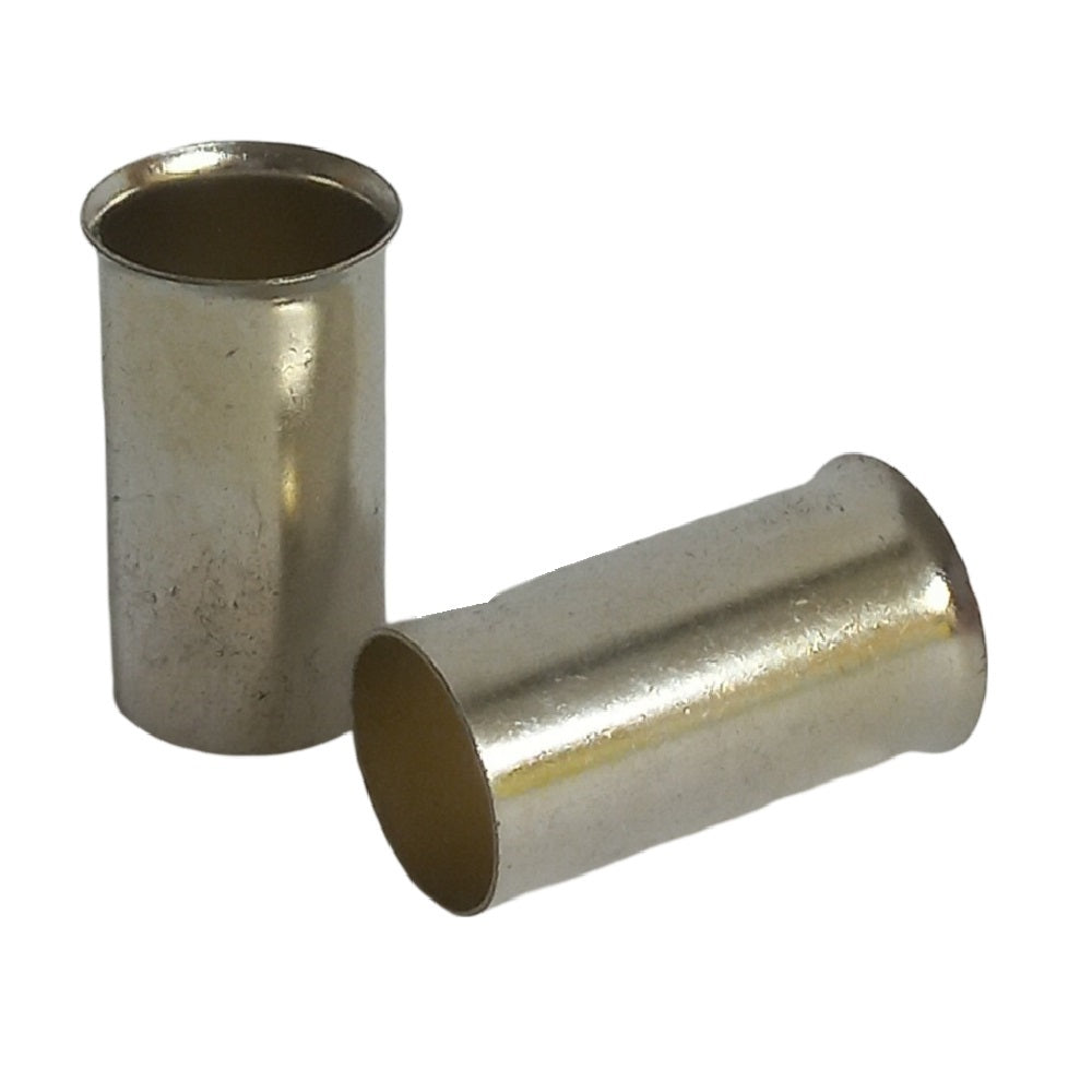 Uninsulated cord end 6.00mm x 15mm - 100 pack