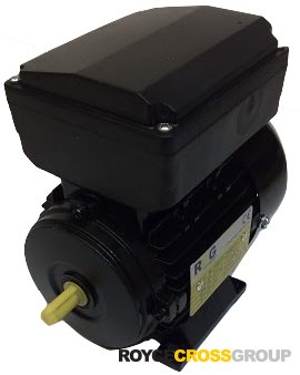 RCG Alloy MY56 0.12kW 2P TEFC B3 Foot Mount 1 Phase 240v PSC IP55 Cap Run Electric Motor 9mm Shaft - MY562-2 (B3)