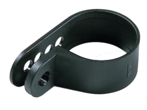Black P nylon clip 17.4-20mm
