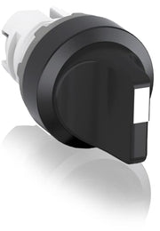 ABB Selector Switch 3 Position With Short Handle, Black, ABC Position, Maintained, 1SFA611210R1006