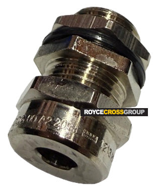 A2 gland [IP66/68], 3.0 - 8.0mm M20 (A2), Ni-plated brass