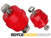 Insulator and fastener kit - M10 x 50mm pair for earth bar
