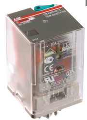 CR-U plug in relay 24V DC, 2c/o 10 amps