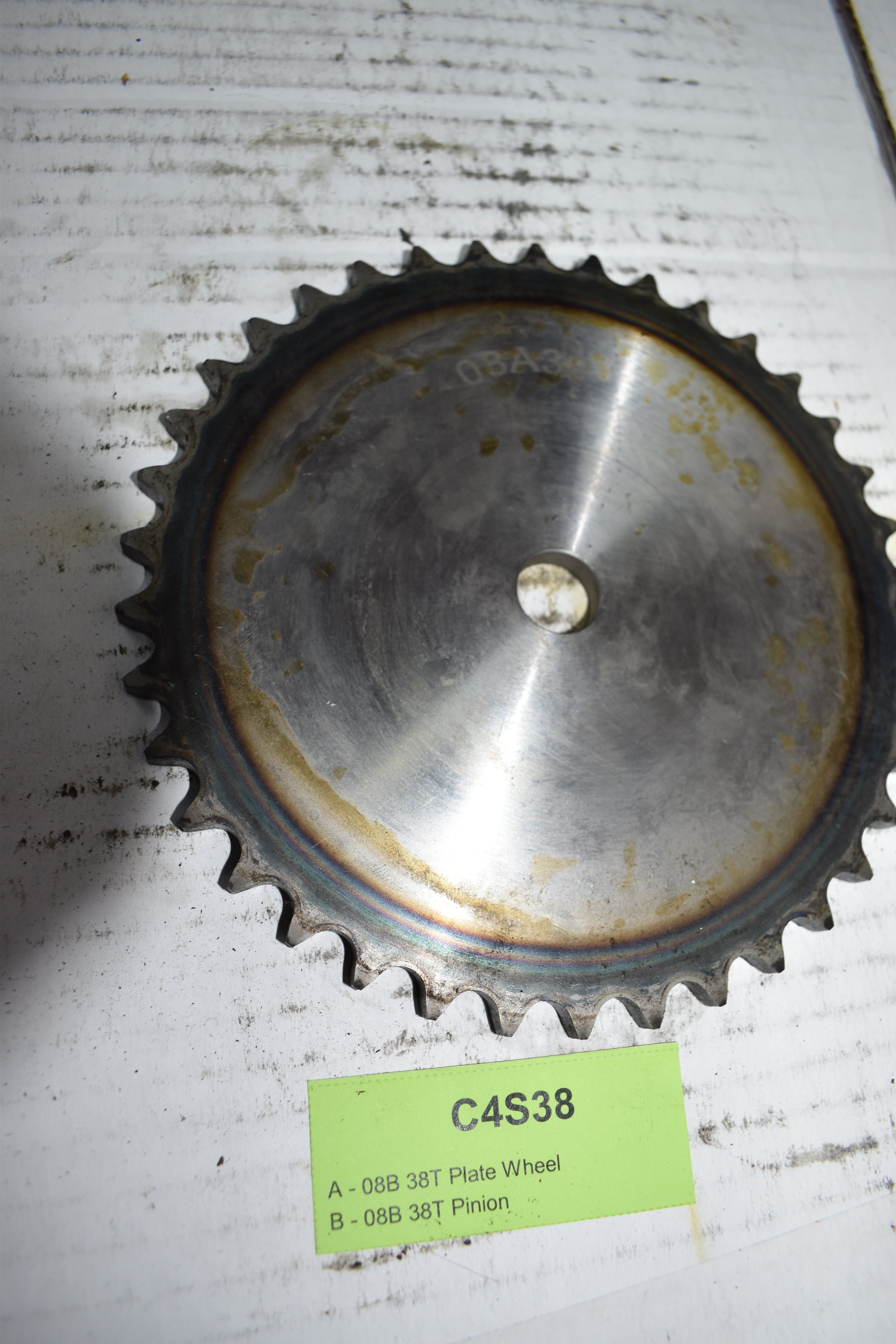 38T 08B Plate Wheel