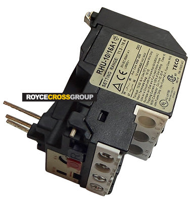 Teco thermal overload 11.3 - 16 amps - suits CU-9 to CU-32R contactors