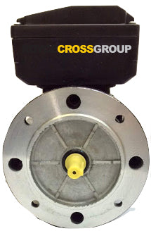 RCG Alloy MY56 0.09kW 2P TEFC B5 Flange Mount 1 Phase 240v PSC IP55 Cap Run Electric Motor 9mm Shaft - MY561-2 (B5)