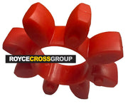 GE42 Curved Jaw Coupling Element - Red