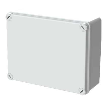 ABB thermoplastic enclosure IP65 H160xW135xD77mm - opaque cover