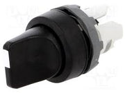 ABB Selector Switch 3 Position With Short Handle, Black, ABC Position, Maintained A, Spring Return From C to B, 1SFA611212R1006
