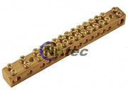 Earth/Neutral Bar - 140A, 12-way 16mm², (2 x 35mm² + 1 x 16mm²) MEN Tunnels