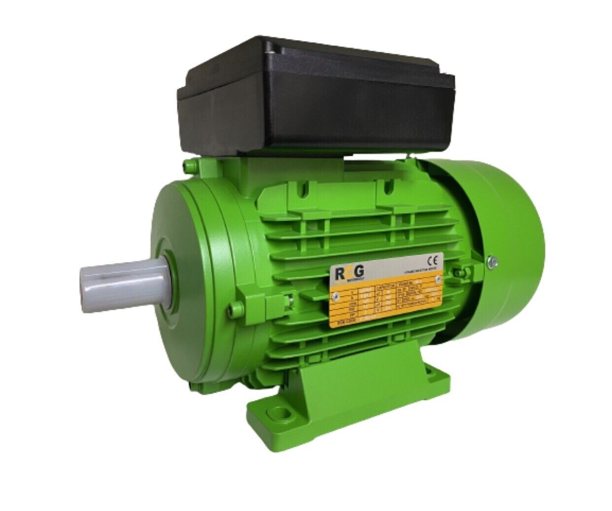 RCG Alloy ML100L 2.2kW 4P TEFC B3 Foot Mount 1 Phase 240/480v IP55 CSCR Electric Motor 28mm Shaft - ML100L1-4 (B3)